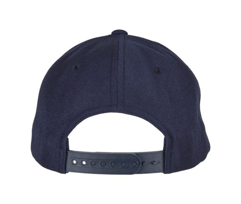 YP Classics® Premium Curved Visor Snapback Cap - Navy