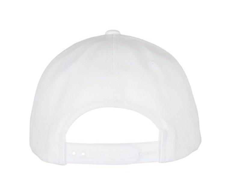 YP Classics® Premium Curved Visor Snapback Cap - white