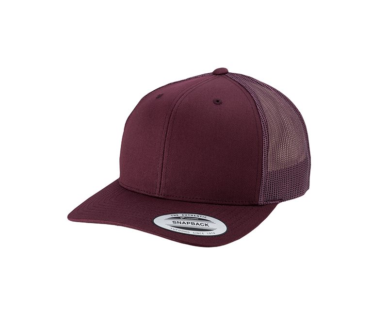 YP Classics® Retro Trucker Cap - Maroon