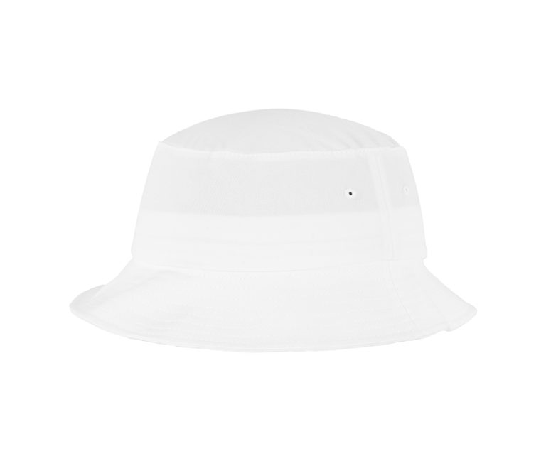 Flexfit Cotton Twill Bucket Hat White