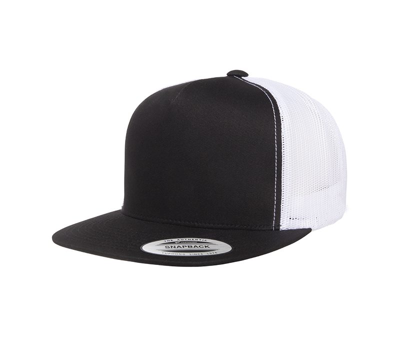 YP Classics® Trucker Cap 2 Tone Black & White