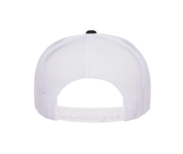 YP Classics® Retro Trucker Cap – 2-Tone Black & White