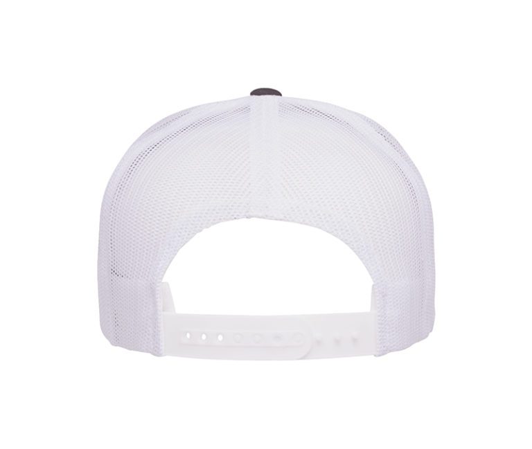 YP Classics® Retro Trucker Cap – 2-Tone Charcoal & White