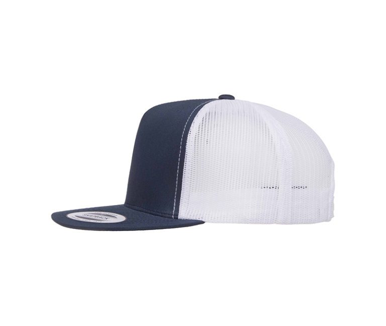 YP Classics® Retro Trucker Cap – 2-Tone Navy & White