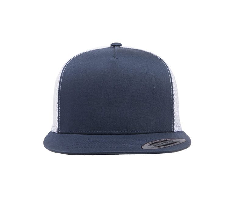 YP Classics® Retro Trucker Cap – 2-Tone Navy & White