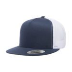 YP Classics® Retro Trucker Cap – 2-Tone Navy & White