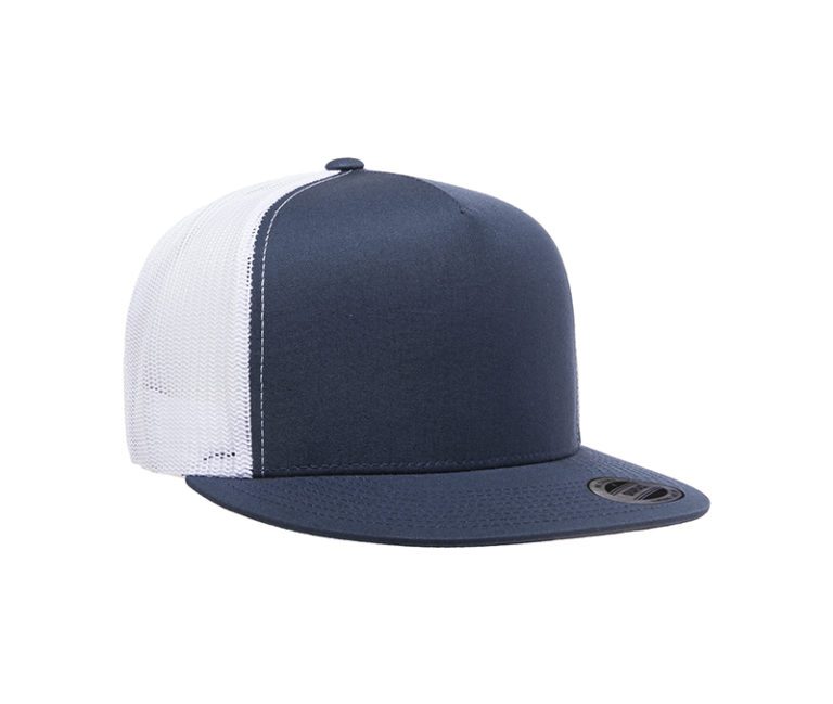 YP Classics® Retro Trucker Cap – 2-Tone Navy & White