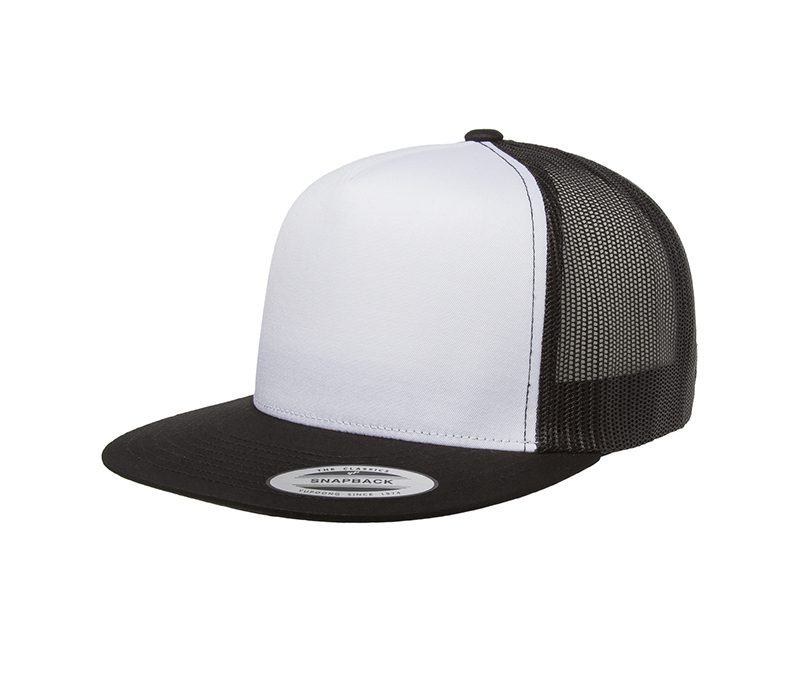 YP Classics® Classic Trucker Cap Black, White, Black