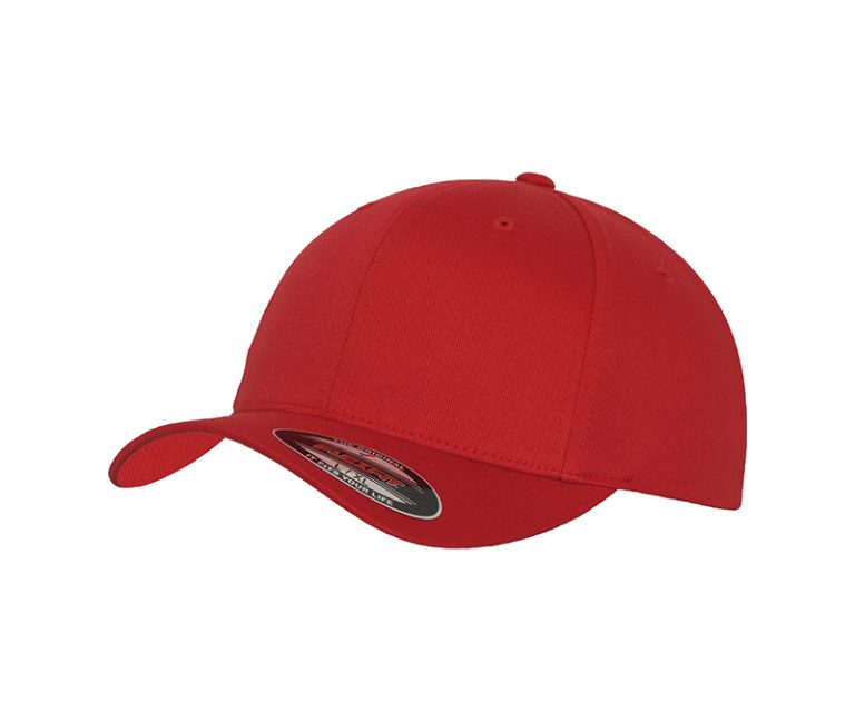 6277 Flexfit® Wooly Combed Cap Red