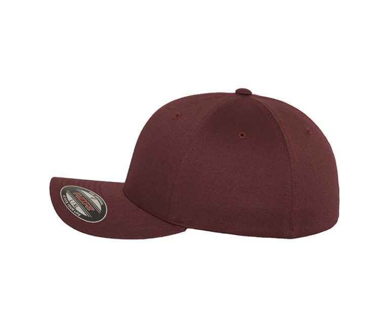 6277 Flexfit® Wooly Combed Cap Maroon