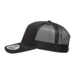 YP Classics® 5-Panel Retro Trucker Cap Black