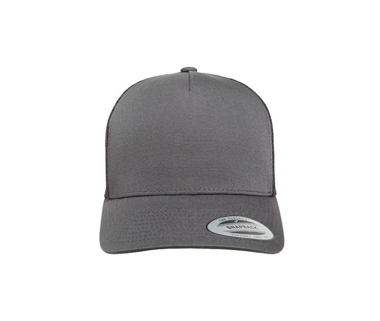 YP Classics® 5-Panel Retro Trucker Cap Charcoal