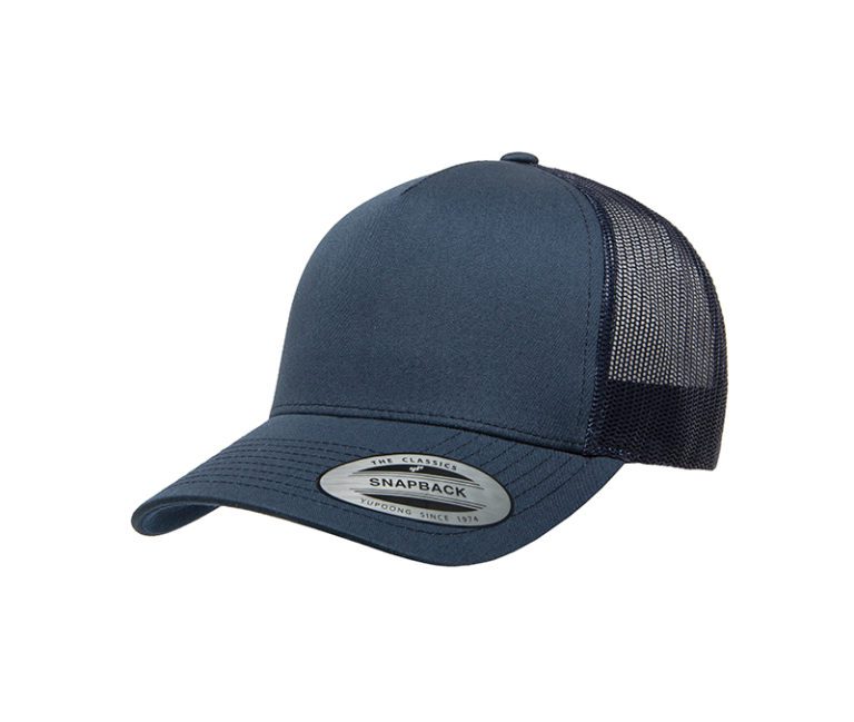 YP Classics® 5-Panel Retro Trucker Cap Navy