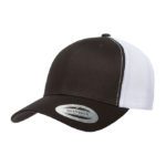 YP Classics® Retro Trucker Cap – 2-Tone White & Black