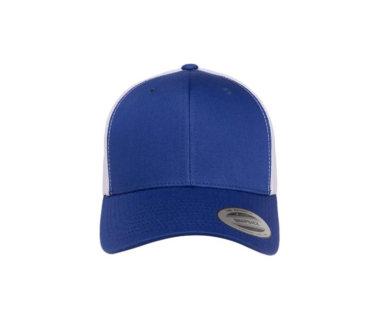 YP Classics® Retro Trucker Cap – 2-Tone Royal & White