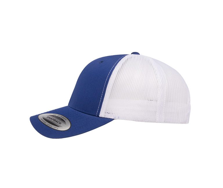 YP Classics® Retro Trucker Cap – 2-Tone Royal & White