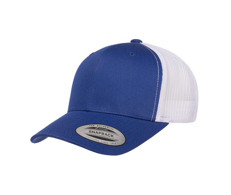 YP Classics® Retro Trucker Cap – 2-Tone Royal & White