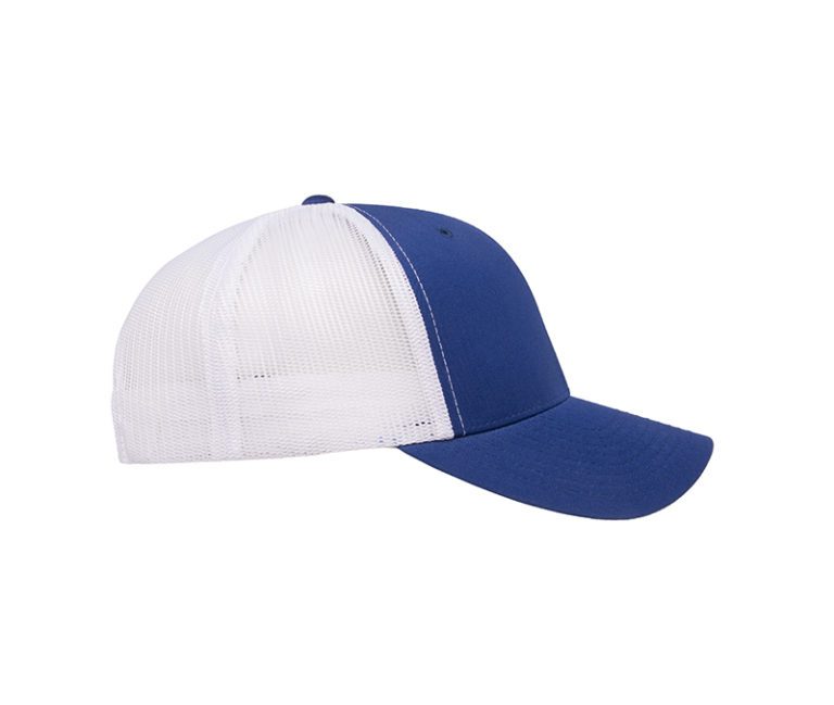 YP Classics® Retro Trucker Cap – 2-Tone Royal & White