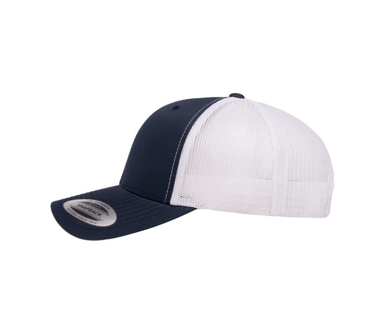 YP Classics® Retro Trucker Cap – 2-Tone Navy & White